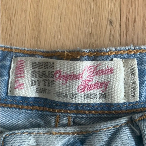 Zara TRF Denim Rules Denim Distressed Shorts - Picture 2 of 8